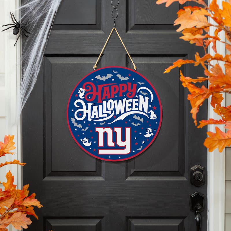 New York Giants 18" x 18" Halloween Door Décor Wall Sign