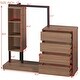 preview thumbnail 5 of 33, Modern Wardrobe Closet with Drawers Shelves and Cabinets Storage Organizer - 55.30"L