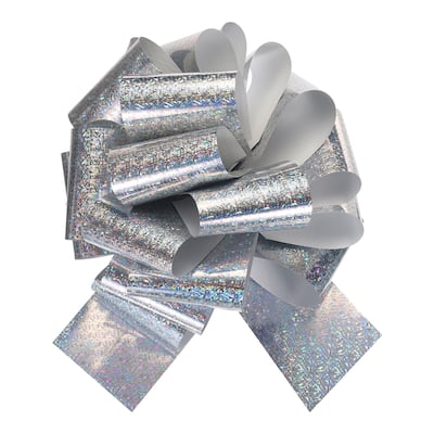 12 Inch Giant Large Pull Bow Big Glitter Metallic Car Bows Ribbon