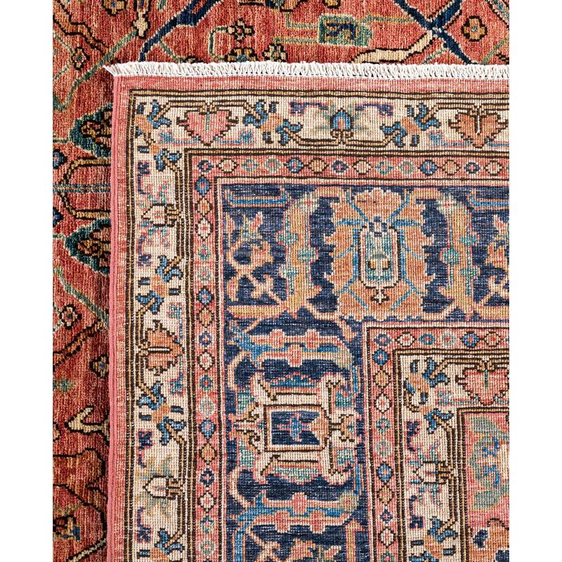Serapi One-of-a-Kind Hand-Knotted Area Rug - Pink - 9' 1" x 11' 11"