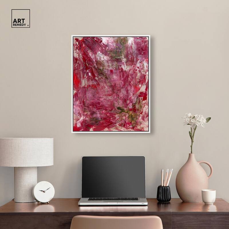 Shades of Red III Canvas by Art Remedy