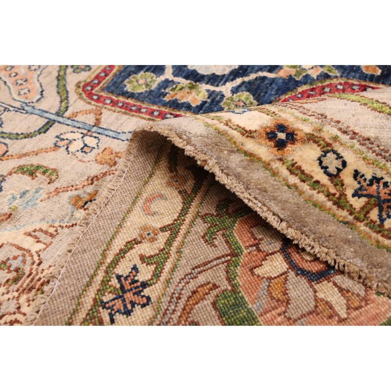 ECARPETGALLERY Hand-knotted Aryana Light Grey Wool Rug - 8'2 x 8'4