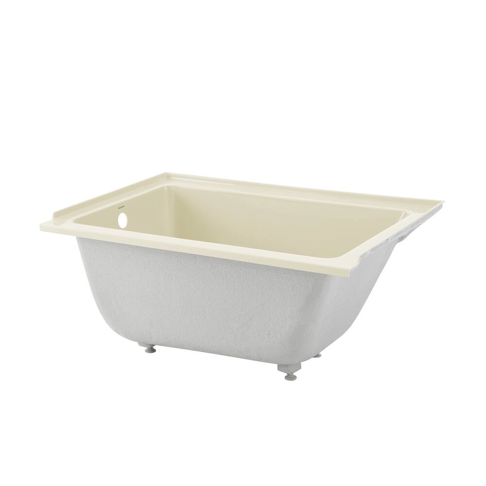 Lausanne 48" X 32" Left-Hand Drain Alcove Bathtub In Bisque - 32x48 Left