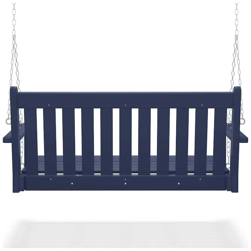 Laguna Outdoor Patio 51 Inch Traditional Hanging Porch Swing