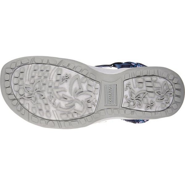 skechers reggae slim vacay sandals navy