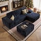 Option Blue-RightChaise