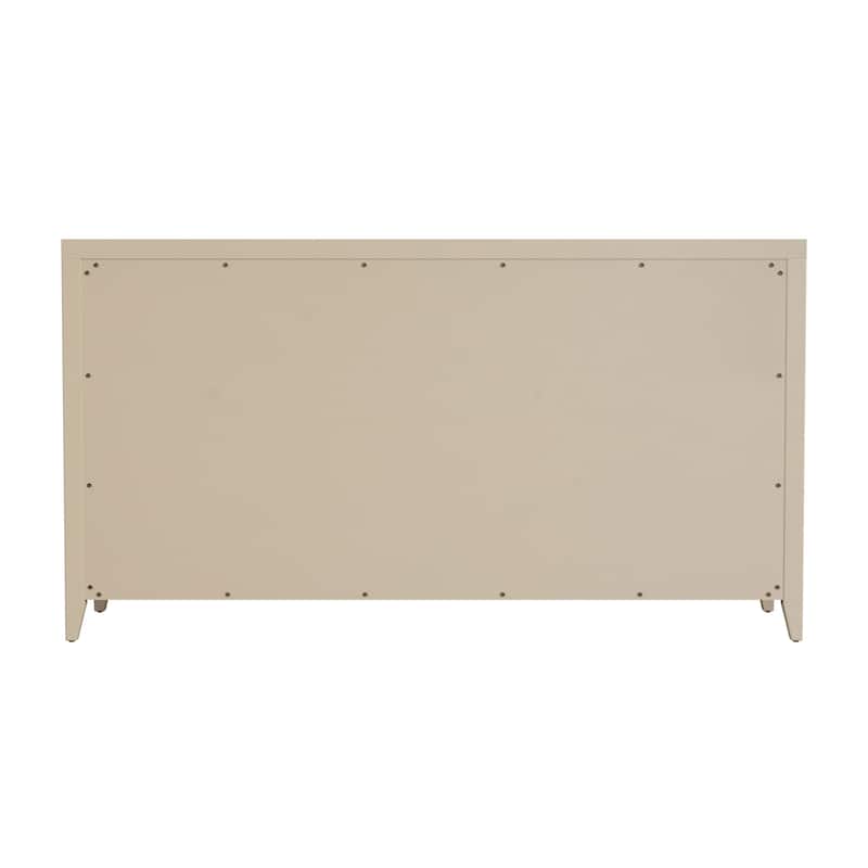 Dana 60 in. W Rectangular Wood 6 Drawer Dresser