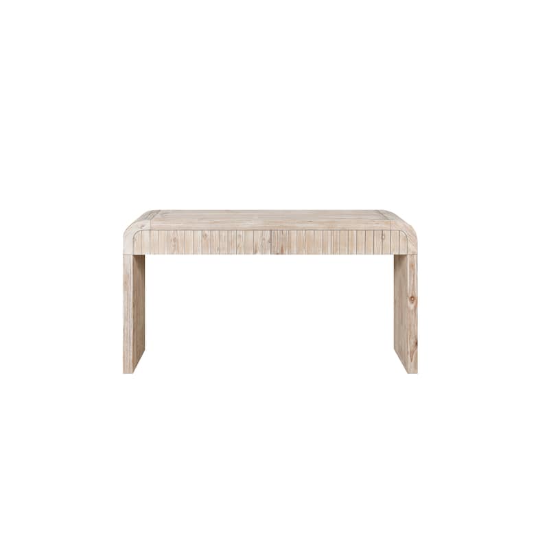Crafted Entryway Table Console Table With Two Drawers