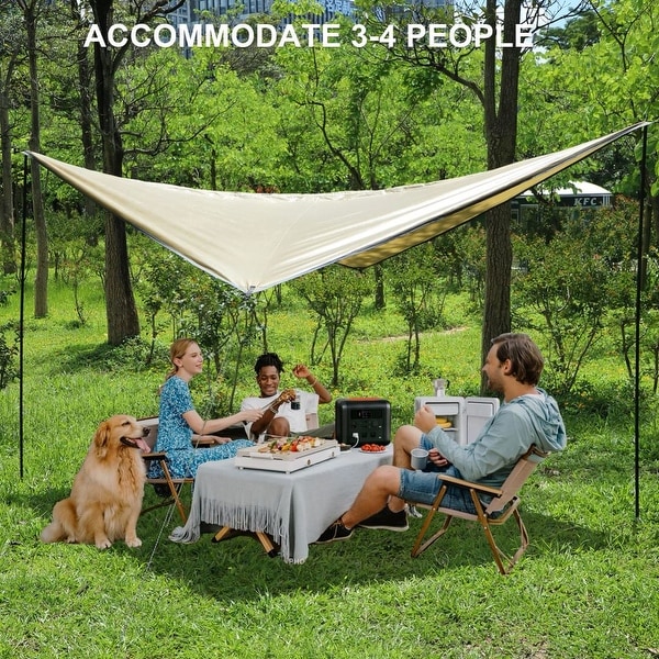 Portable Lightweight Camping Tent Tarp Waterproof Hammock Rain Fly