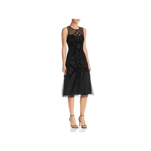 bcbg black velvet dress