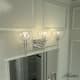 Option Brushed Nickel-Clear Glass