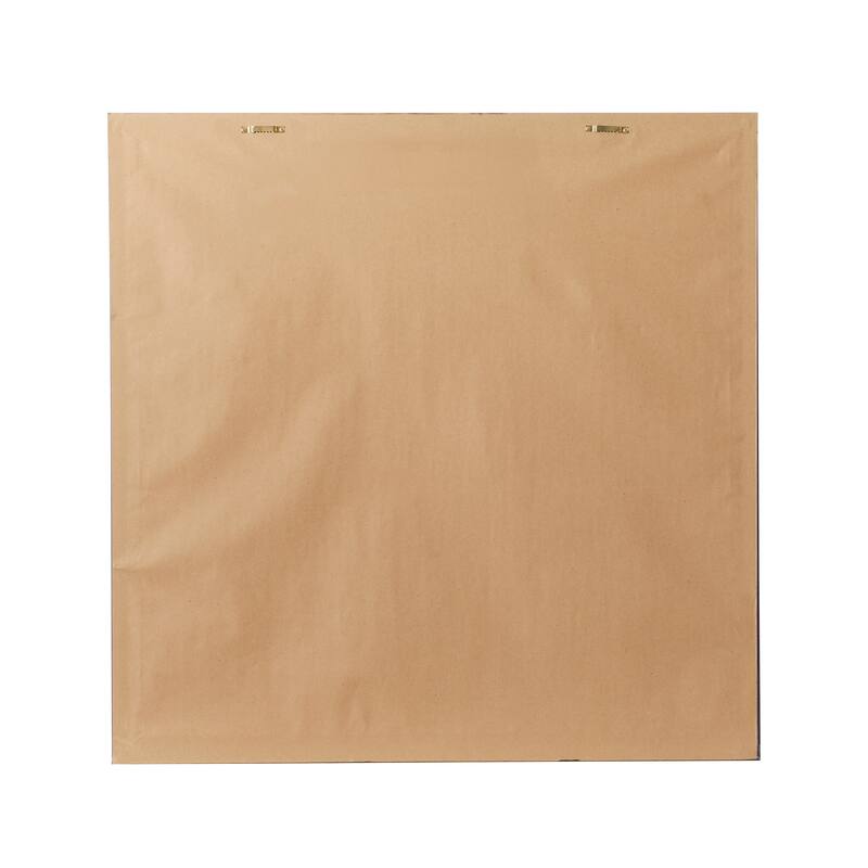 Gold Canvas Abstract Framed Wall Art with Gold Frame