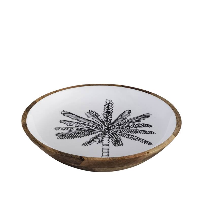 Mango Wood Lg Bowl Natural