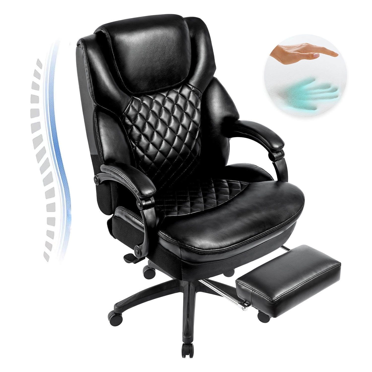 Mesh Massage Office/Home Chair-Big & Tall 400lbs