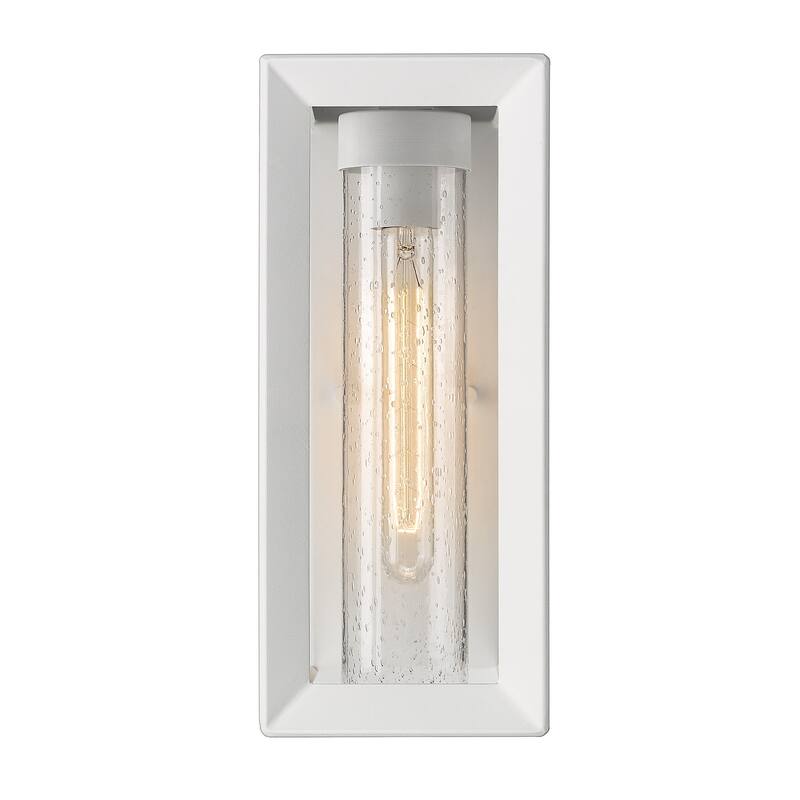 Smyth 14" Tall UV-coated Outdoor Wall Sconce with Glass Shade