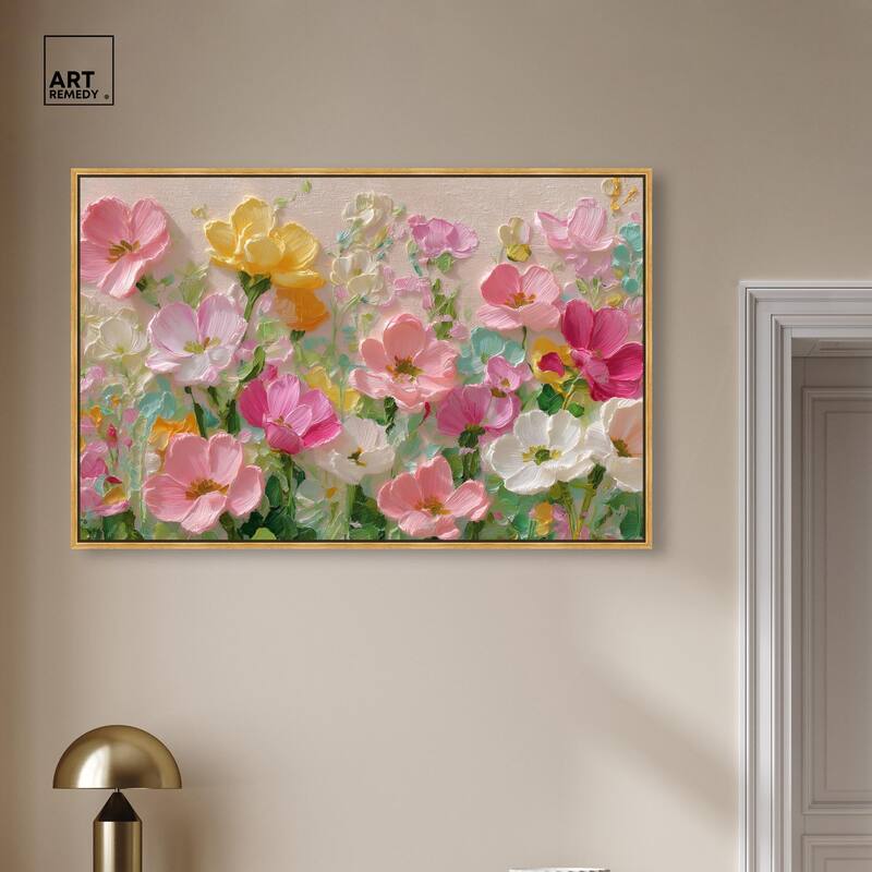 Expressed in Petals I Canvas by Art Remedy