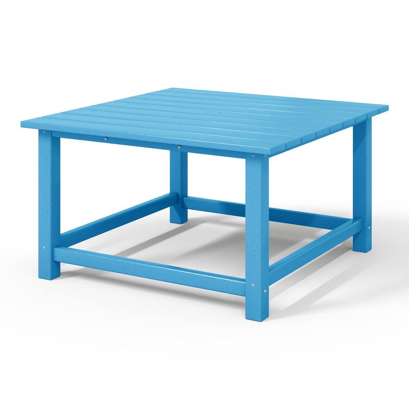 Laguna Outdoor Poly Adirondack 31" Square Coffee Table