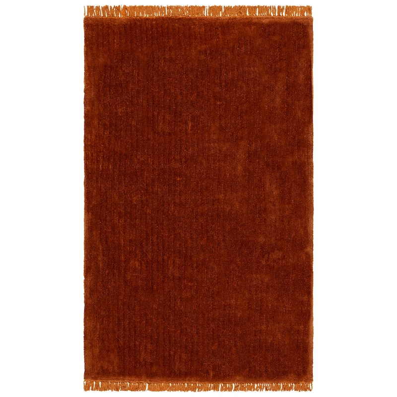 SAFAVIEH Handmade Vermont Neda Rug - Rust - 6' x 9'