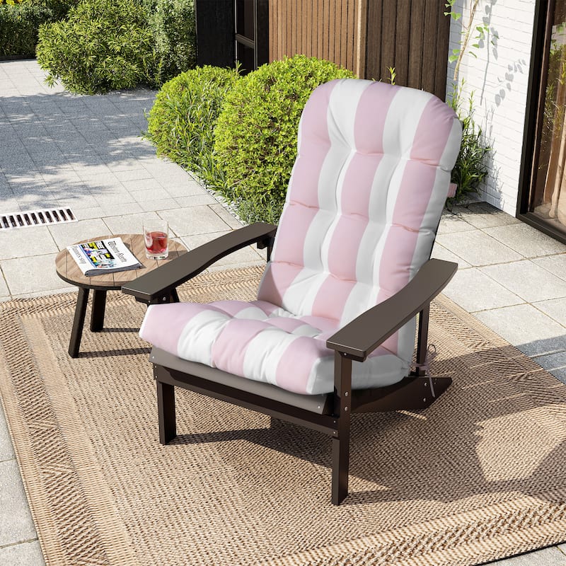 Outdoor Adirondack Chair Cushion Rocking Chair Cushions Thickened Patio Chair Pad with Sunbrella