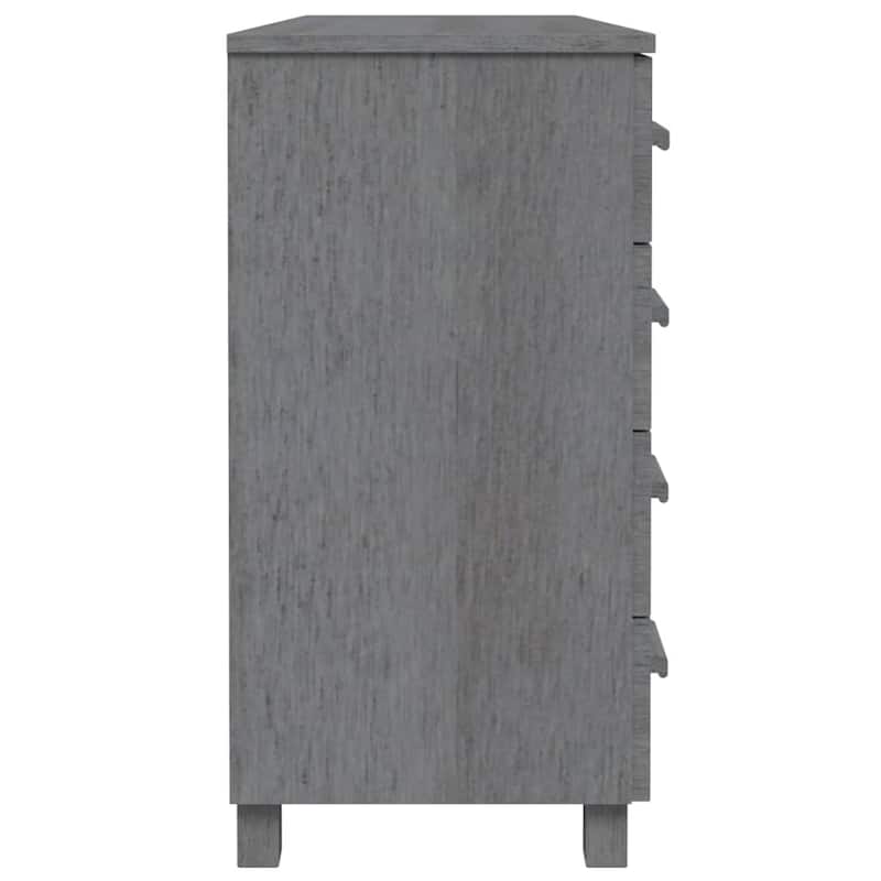 vidaXL Sideboard Buffet Console Cabinet for Kitchen HAMAR Solid Wood Pine - 44.5" x 15.7" x 31.5"