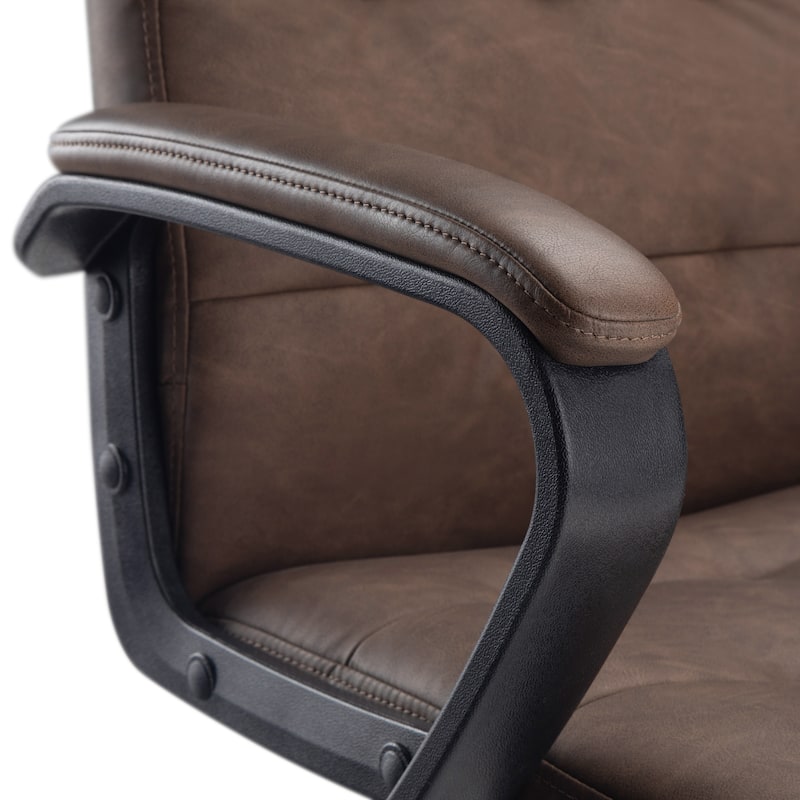 WYNDENHALL Douglas Swivel Adjustable Executive Computer Office Chair