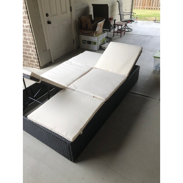 vidaXL Sun Lounger Garden Patio Terrace Backyard Yard Sunbed Chair Lounger Set Bed Sun Lounge Beach Home Furniture with Cushion Plastic Anthracite vidaXL Sun Lounger Garden Patio Terrace Backyard Yard Sunbed Chair Lounger Set Bed Sun Lounge Beach Home Furniture with Cushion Plastic Anthracite