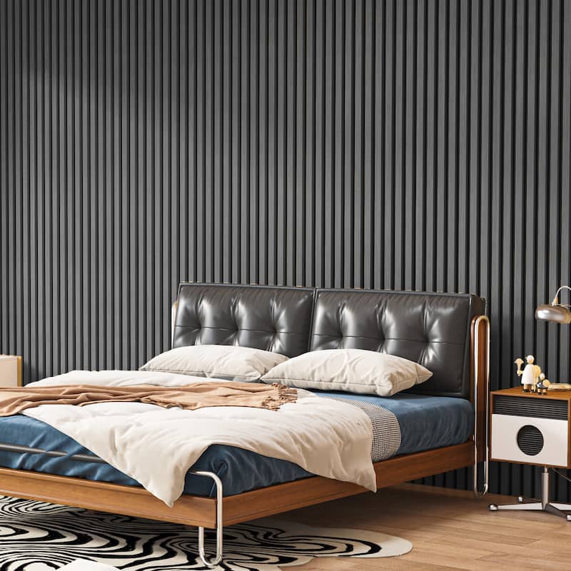 Art3d 2-Pack MDF Acoustic Grille Panels – 24"x95.7" Sound-Absorbing Wall Panels - N/A