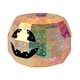 preview thumbnail 2 of 3, Prismatic Iridescent Pumpkin Candy Box 9", LED lights - N/A