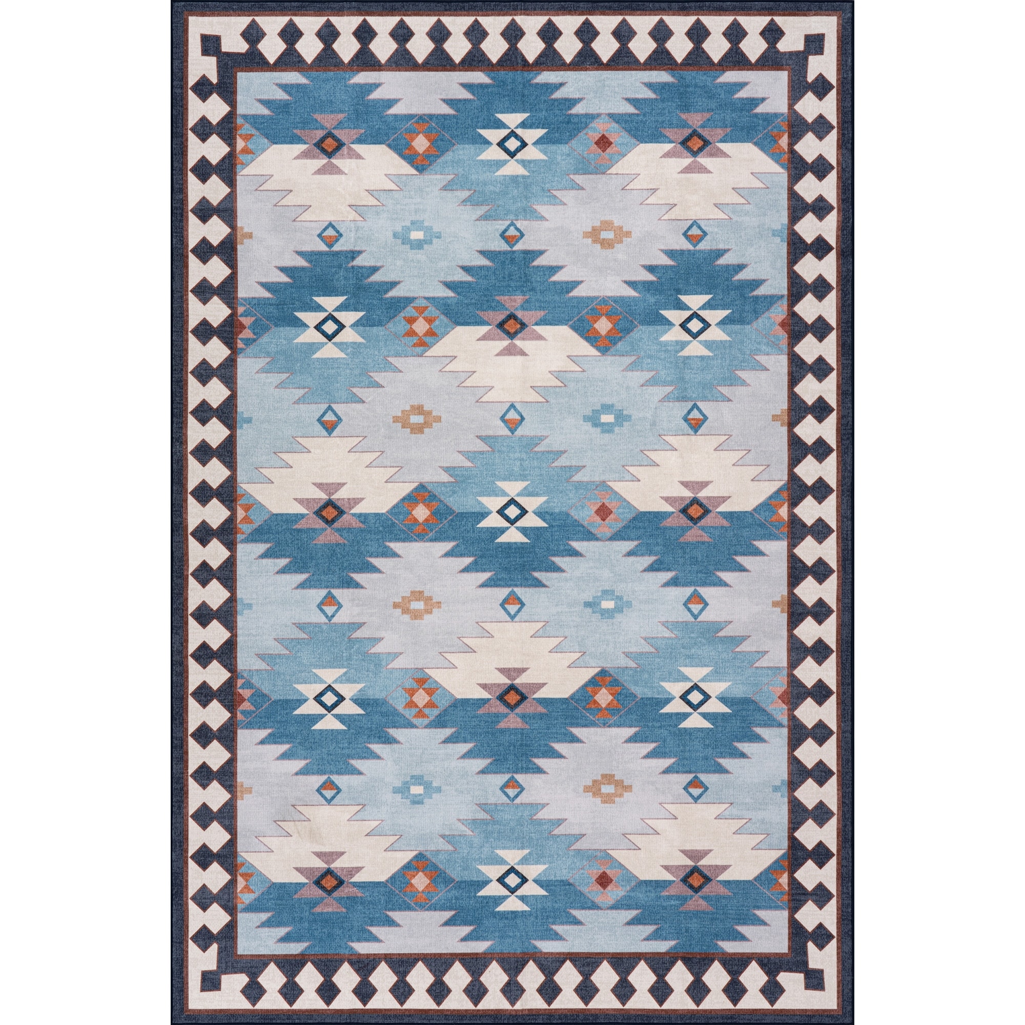 Nuloom Amelisse Bordered Washable Rug