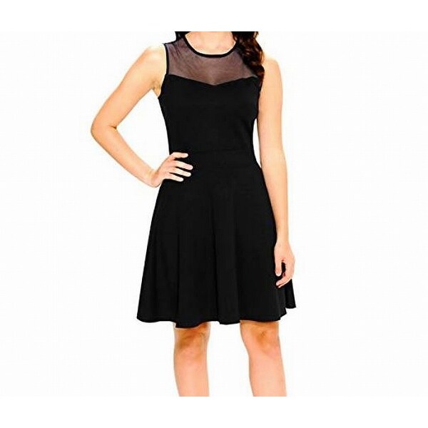 heloise dress in black mesh