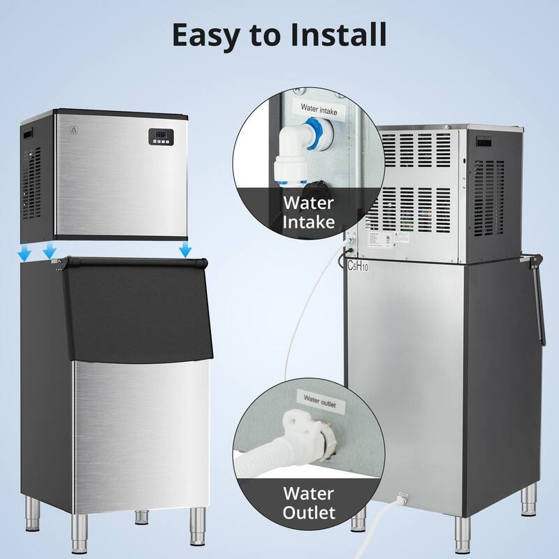 Ice Maker Machine, 350 lbs/Day