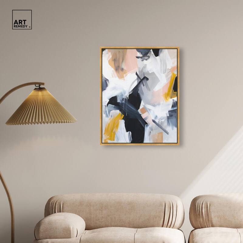 Rustic Noir Canvas by Art Remedy