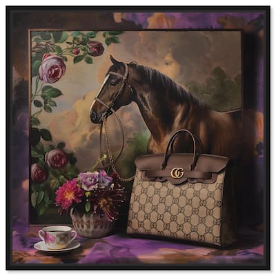 Fanciful Horse Portrait Canvas by Art Remedy