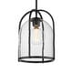 preview thumbnail 1 of 3, Maxim 30194 Foundry 11" Wide Outdoor Cage Pendant Black