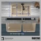 preview thumbnail 25 of 58, Karran Drop-In Quartz 33 in. 1-Hole 60/40 Double Bowl Kitchen Sink Kit