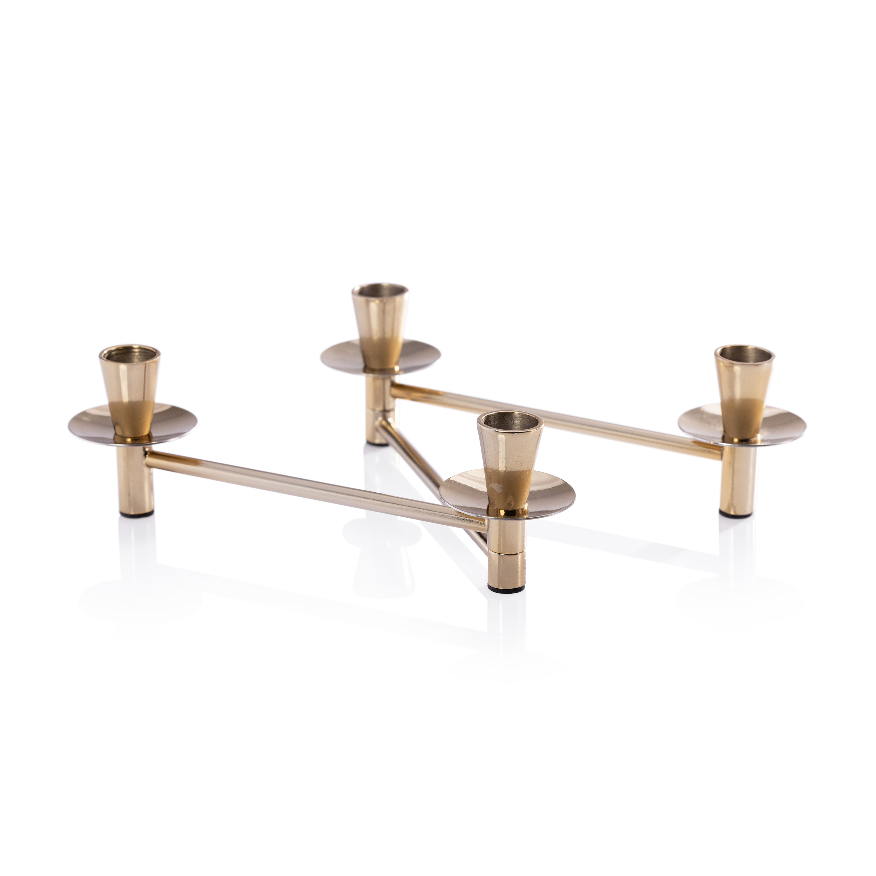 Méduse Expandable 4-Piece Taper Candle Holder Set