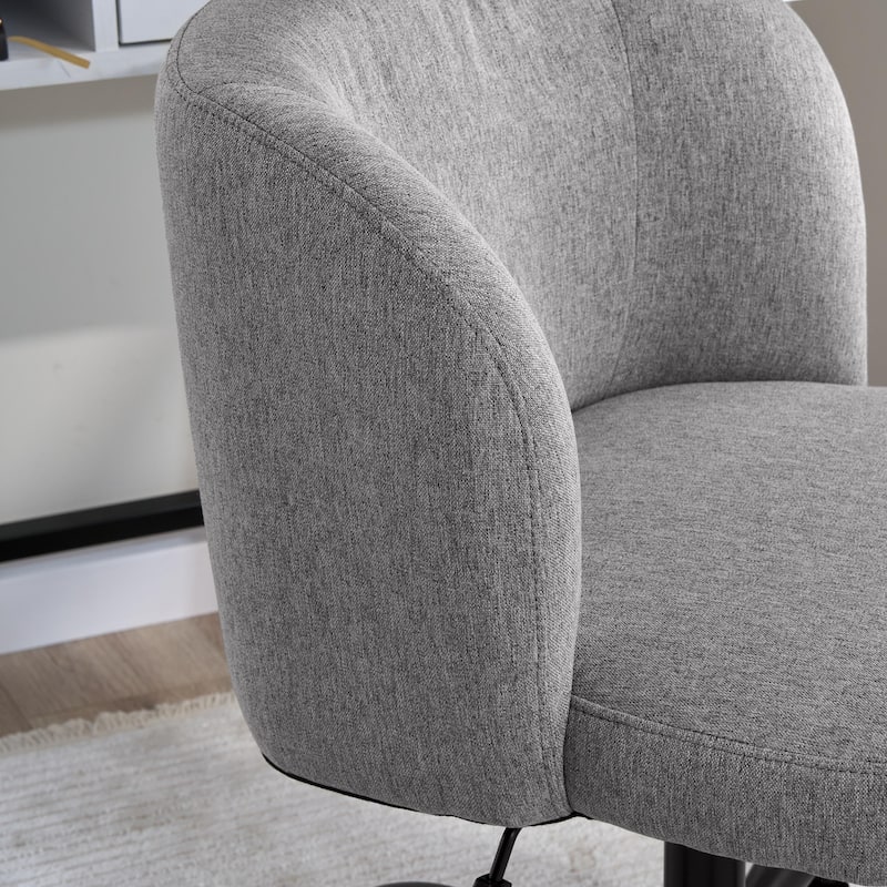 Bush Furniture Pembroke Armless Desk Chair for Home Office