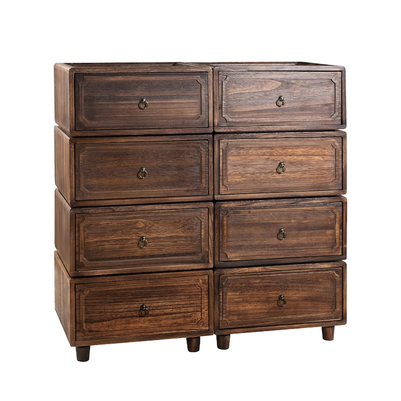 Greg Transitional 2 - Drawer Nightstand with Multiple Configurations Set of 4 by HULALA HOME