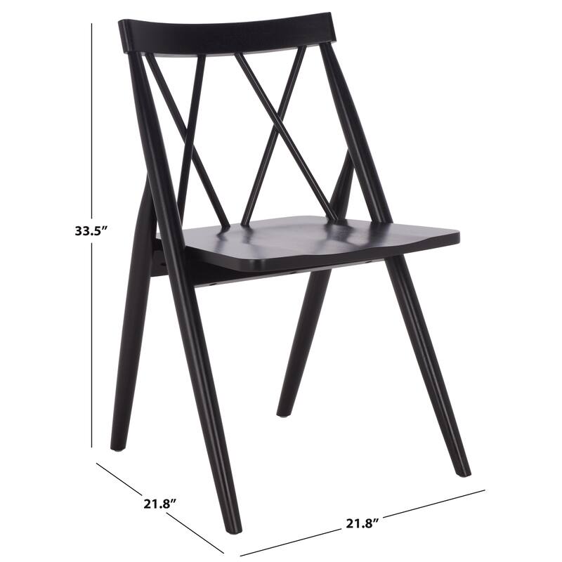 SAFAVIEH HOME Gayle Dining Chair (Set of 2) - 22"W x 22"D x 34"H