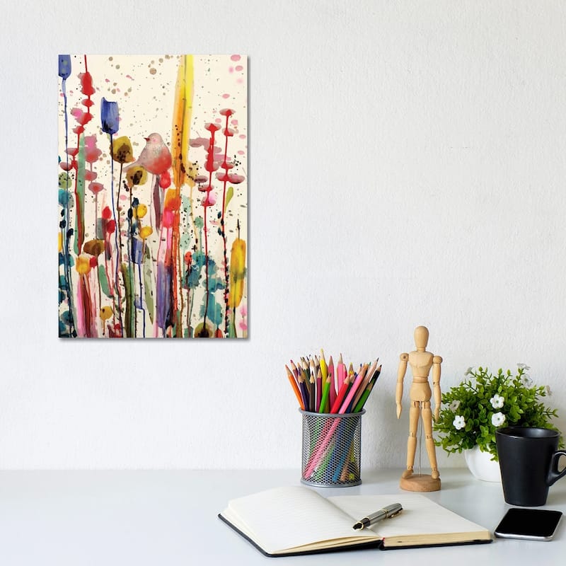 iCanvas "Ce Doux Matin" by Sylvie Demers Canvas Print - 12x8x0.75