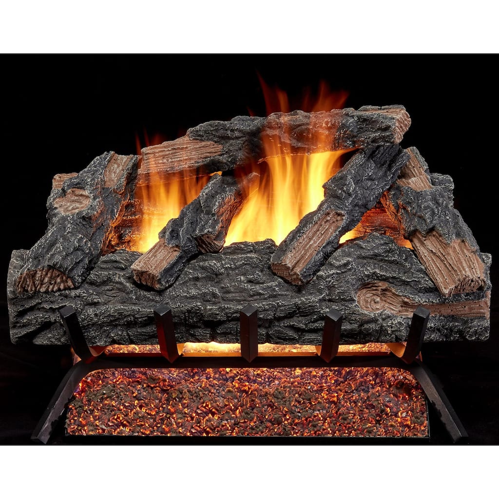 Duluth Forge MO24HVL-RO 55,000 BTU Natural Gas Log Set Fireplace with