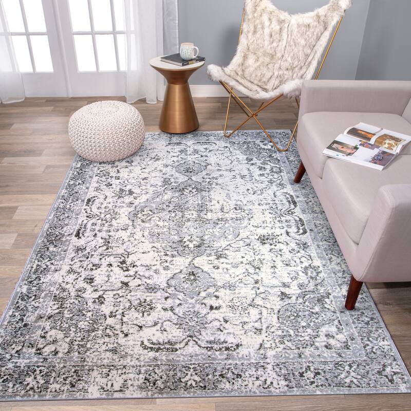The Curated Nomad Sunset Bohemian Vintage Medallion Rug