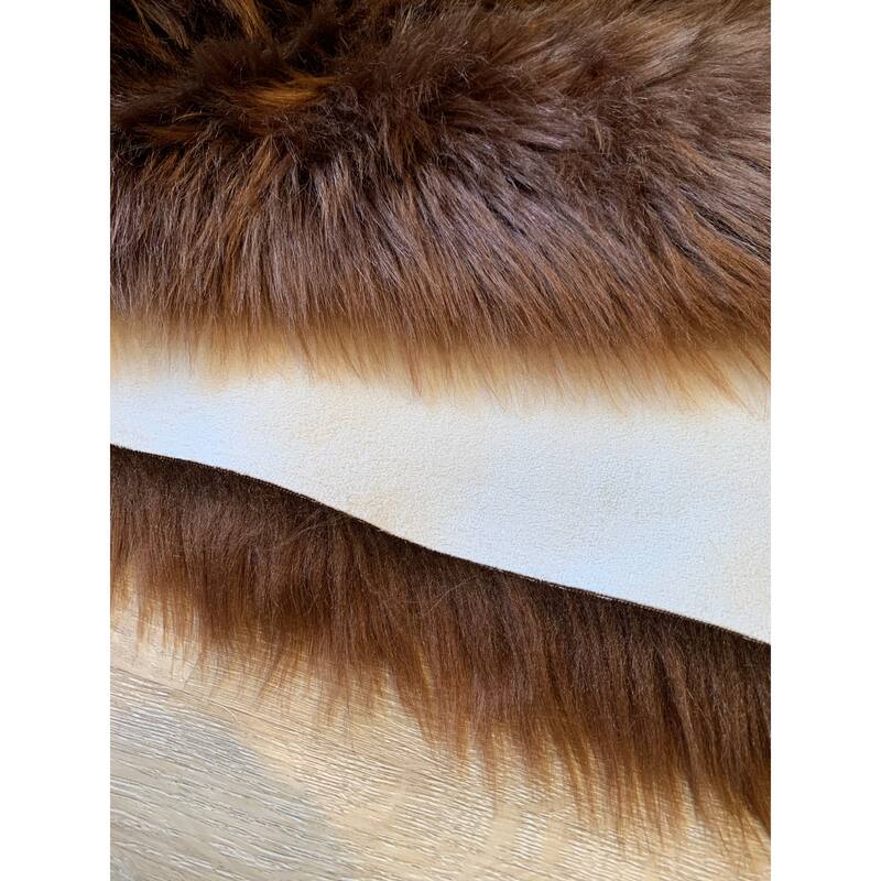 Ovella Home Premium Luxurious Faux Sheepskin 4-Pelt Plush Shag Area Rug - 4' x 6' - 4' x 6'