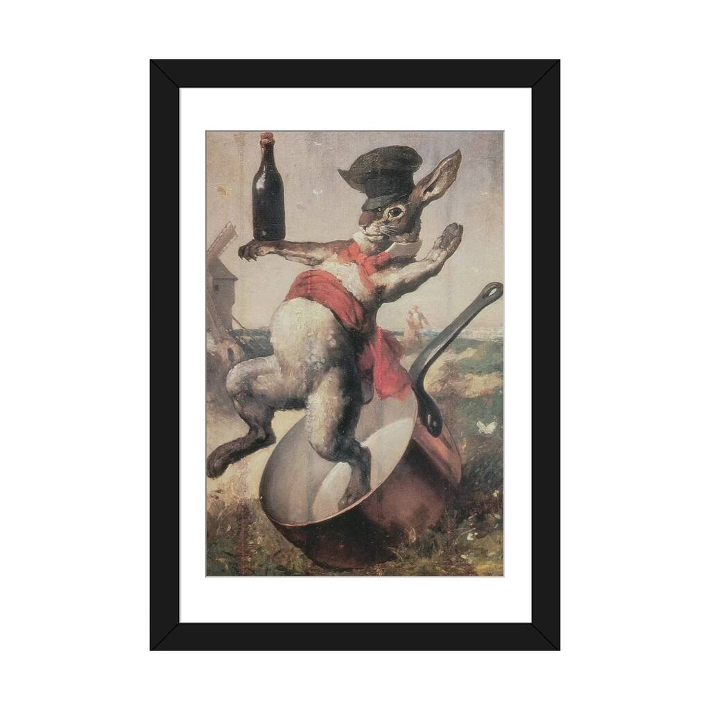 iCanvas "Sign of the Cabaret "Au Lapin Agile", 1875 " by Andre Gill