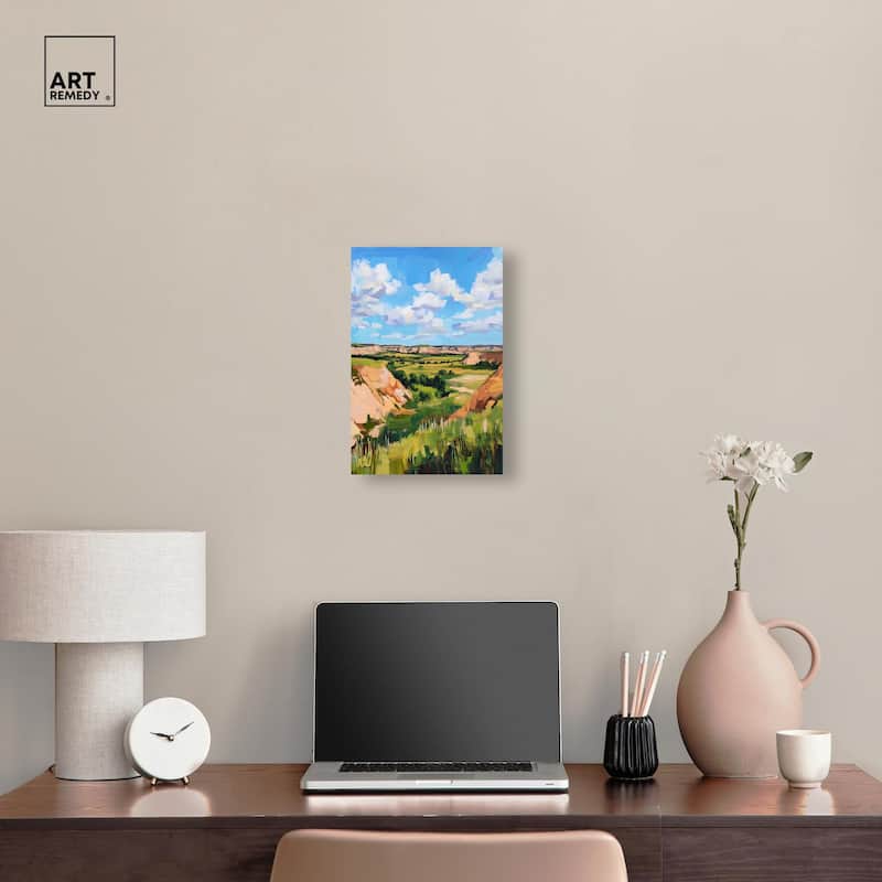 Rolling Hills and Sky I Canvas by Art Remedy, Gallery Wrapped