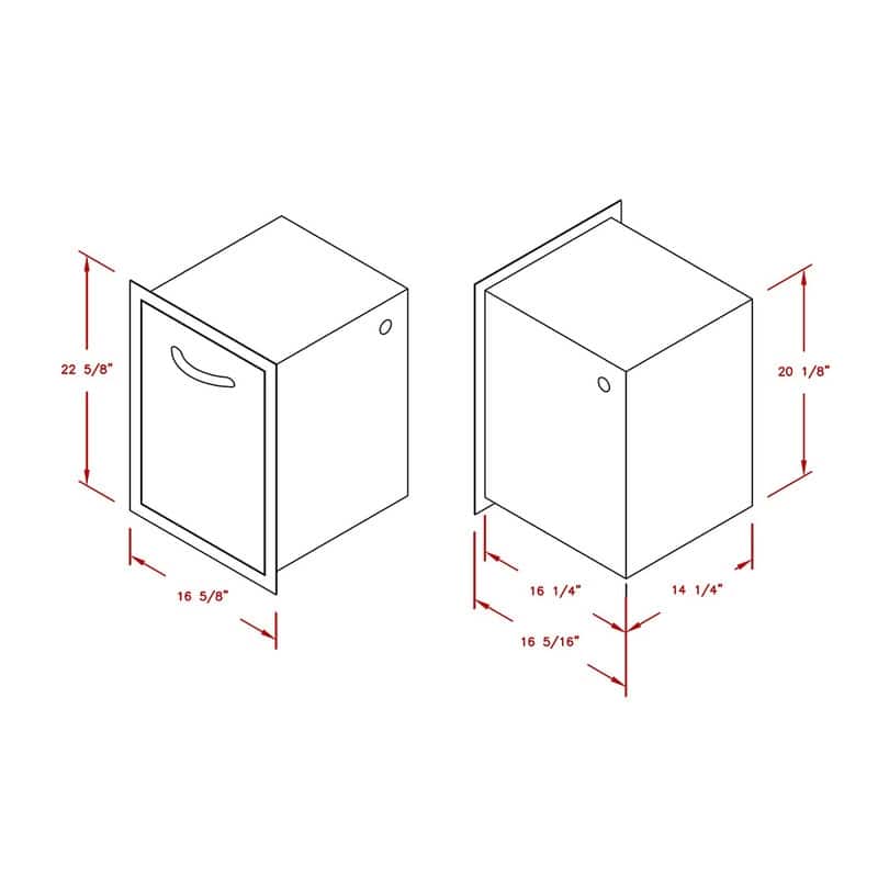 Cal Flame Stainless Steel Propane Tank Drawer