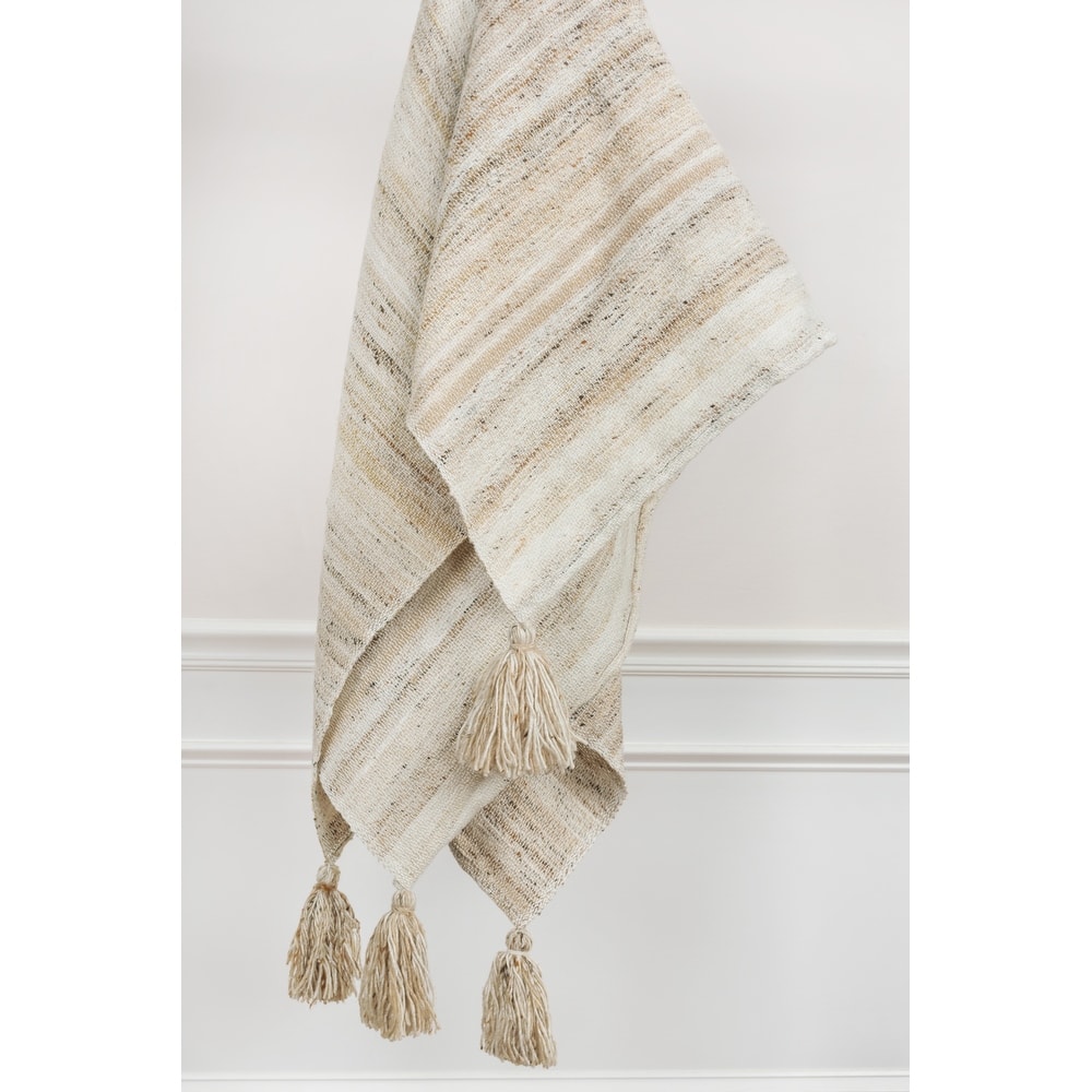 Rizzy Home Striped Throw Blanket