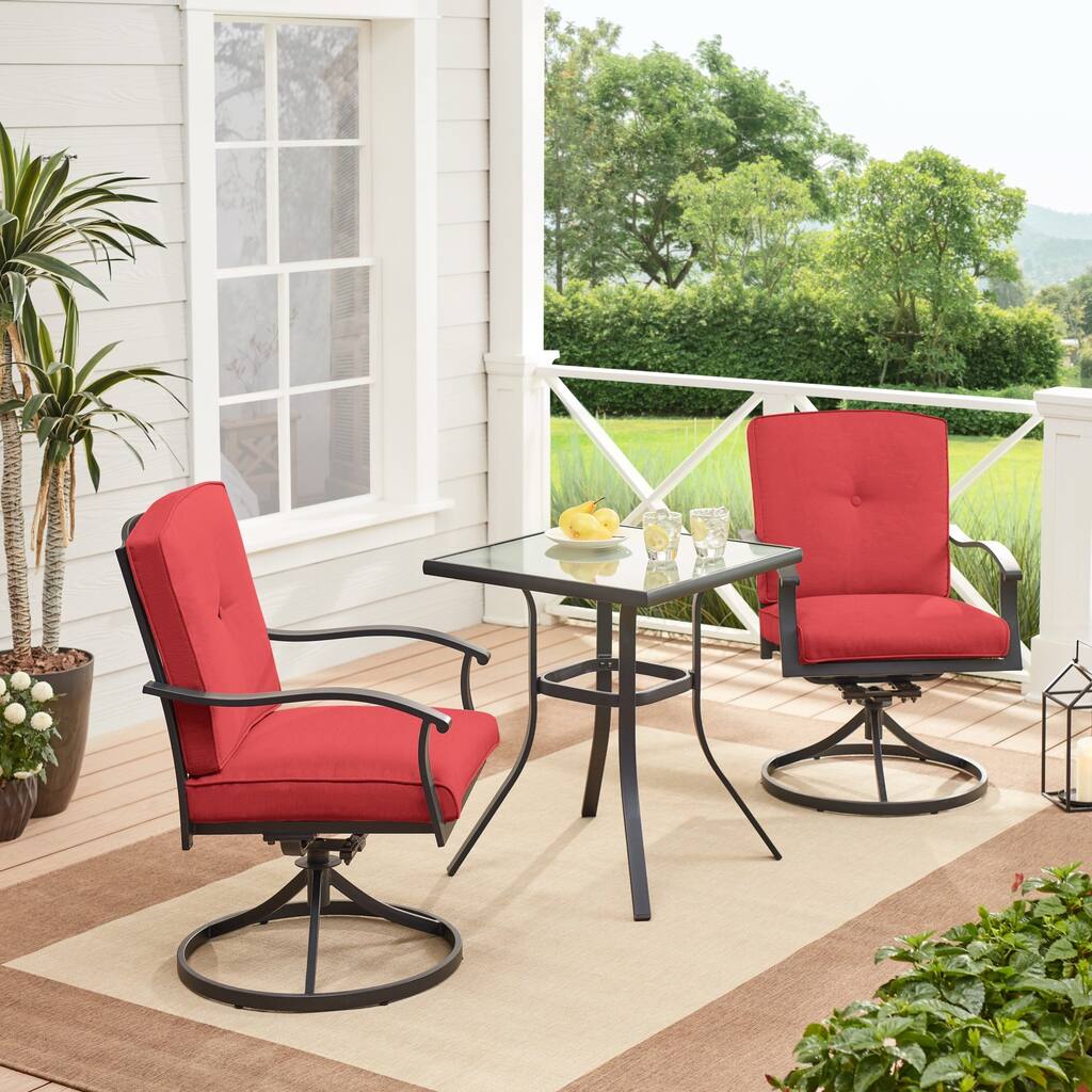 Belden Park 3-Piece Outdoor Patio Bistro Set
