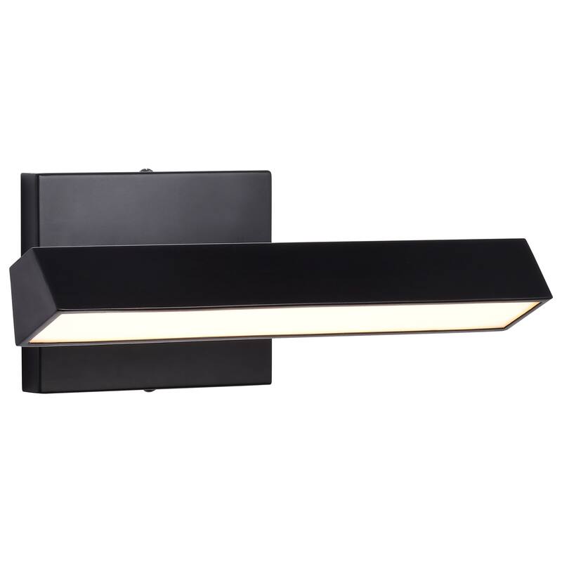 Mila 1 Foot LED Picture Light 3 CCT Selectable Black Finish Acrylic L ens
