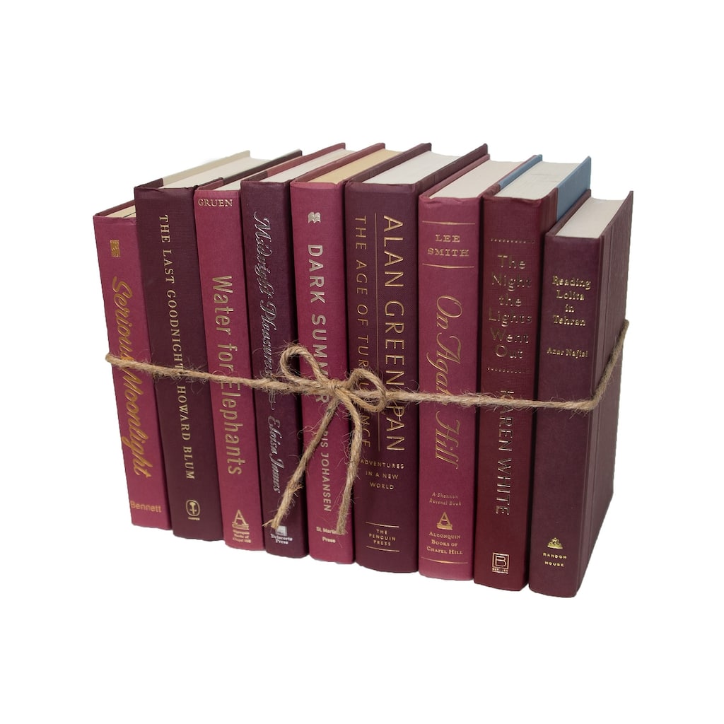 Books Red Decorative Accessories: Bordeaux ColorPak